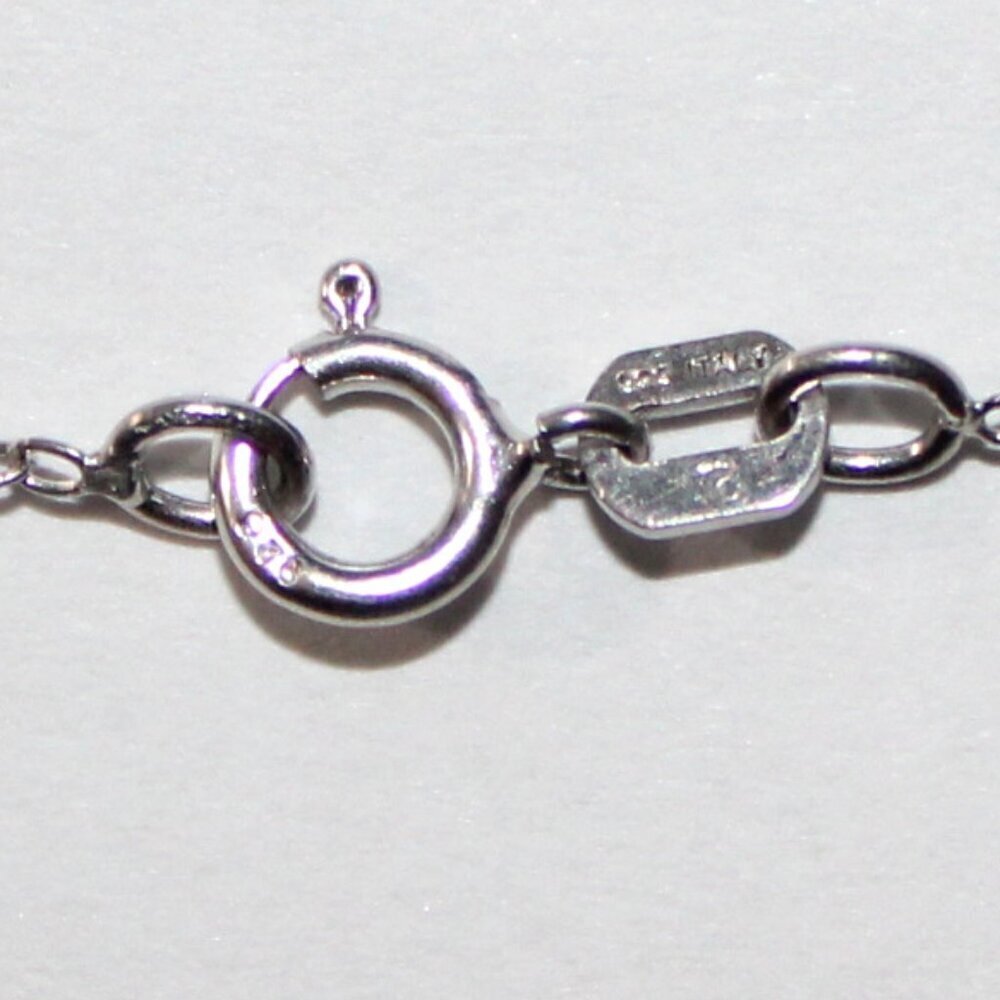 Sterling Silver Amethyst Heart Necklace - Picture 5 of 7